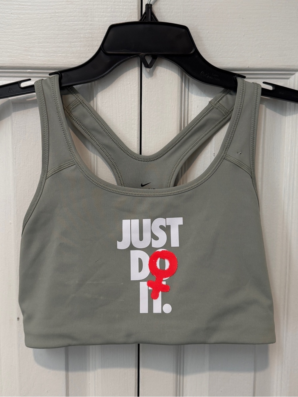 Nike Sage Green Racerback Sports Bra